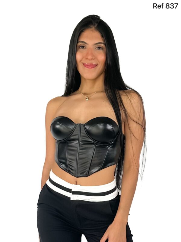 CORSET TIPO STRAPLESS DE COPAS